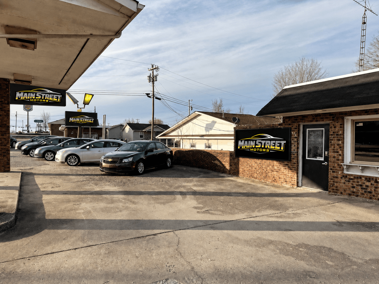 The lot at Main Street Motors